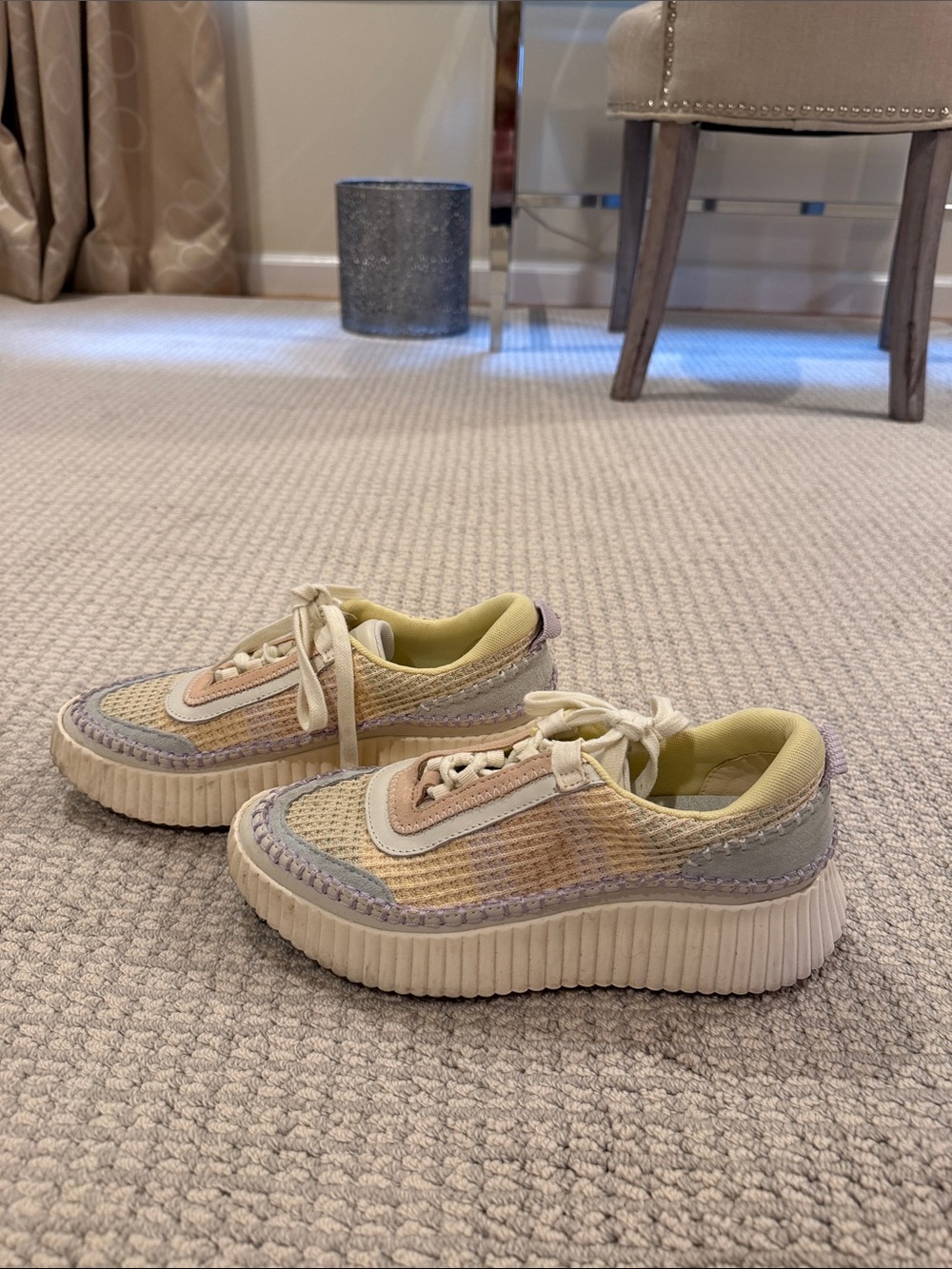 Dolce Vita Dolen Platform Sneakers - Pastel Multi